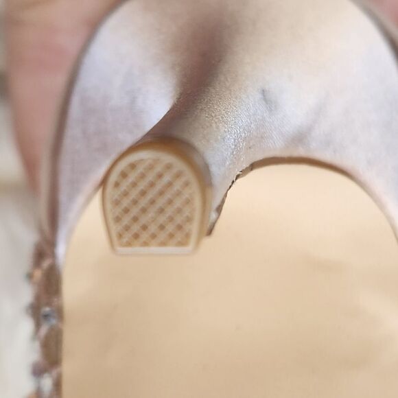 Jewel badgley Mischka mesh jeweled floria evening shoes - Picture 5 of 13